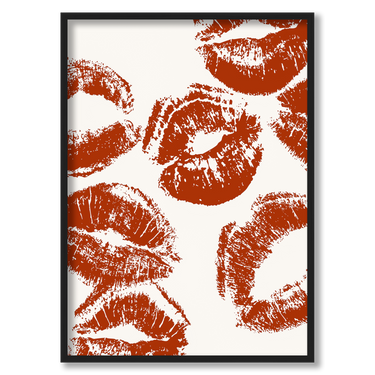 Rain kiss – Quadro su tela donna verticale