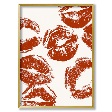 Rain kiss – Quadro su tela donna verticale