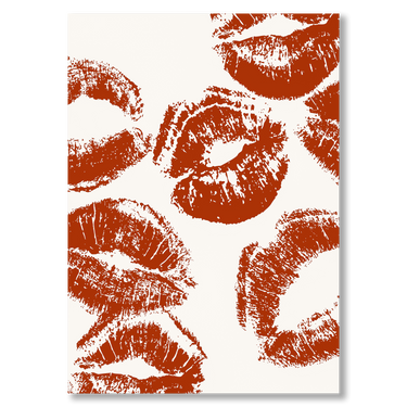 Rain kiss – Quadro su tela donna verticale